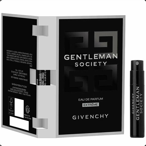 Givenchy Gentleman Society Eau de Parfum Extreme парфюмированная вода 1мл 808₽