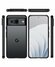 Чехол для Google Pixel 8 черный с прозрачной матовой задней панел...