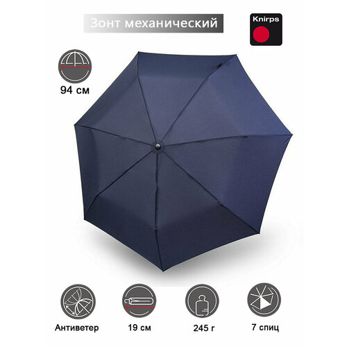 фото Мини-зонт knirps, navy