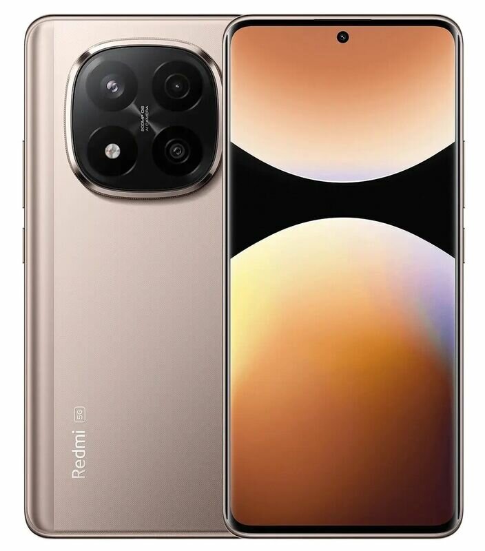 Золотой Xiaomi Redmi Note 14 Pro Plus 12/512Гб 5G NFC Dual: nano SIM + eSIM Sand Gold (смартфон)