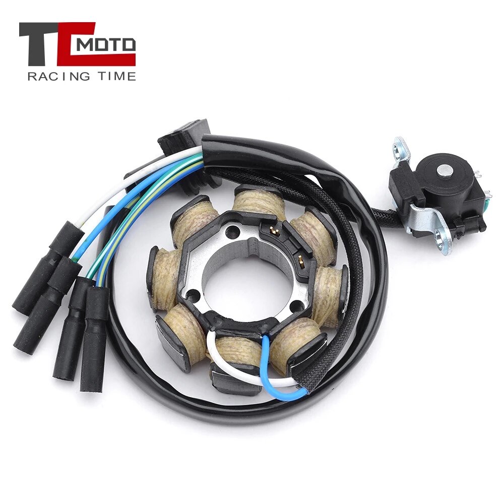 Катушка статора мотоцикла для Honda CRF450R 2002-2003 31100-MEB-670 31100-MEB-671 Катушка генератора двигателя CRF 450R/CRF 450 R