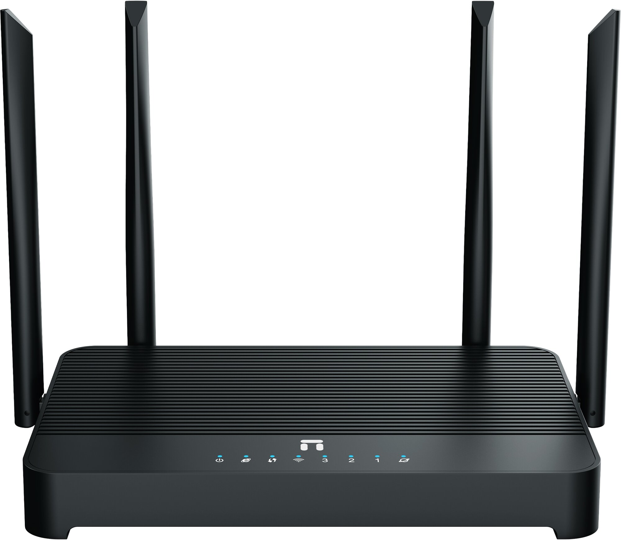 Wi-Fi роутер Netis NX31 AX3000, 2.4/5 ГГц, 4 внешние антенны, черный — фото 1