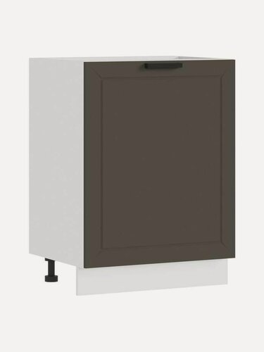 Изображение товара Кухонный модуль напольный, стол Оптима с полкой, 45х46х81.6 см, Белый / Софт Грей