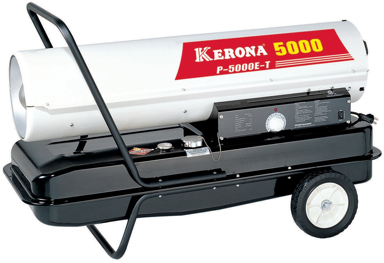 Тепловая пушка Kerona P-5000E-T дизельная прямой нагрев 41 кВт