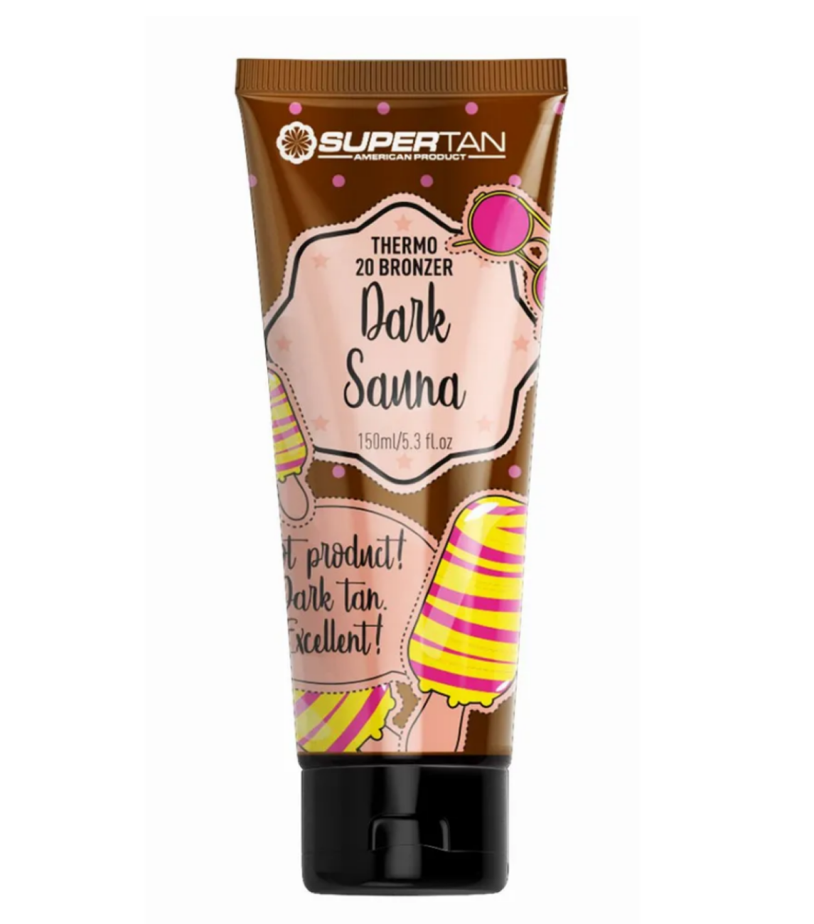 Крем для солярия SUPERTAN DARK SAUNA 150 мл (с усиленным бронзатором)