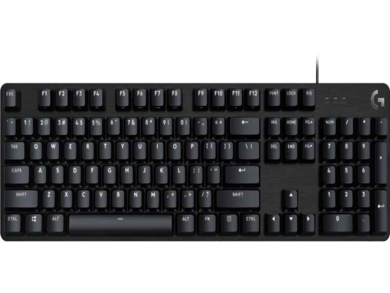 Клавиатура игровая G413 SE |920-010438| белая подсветка, USB, черная, RTL — фото 1