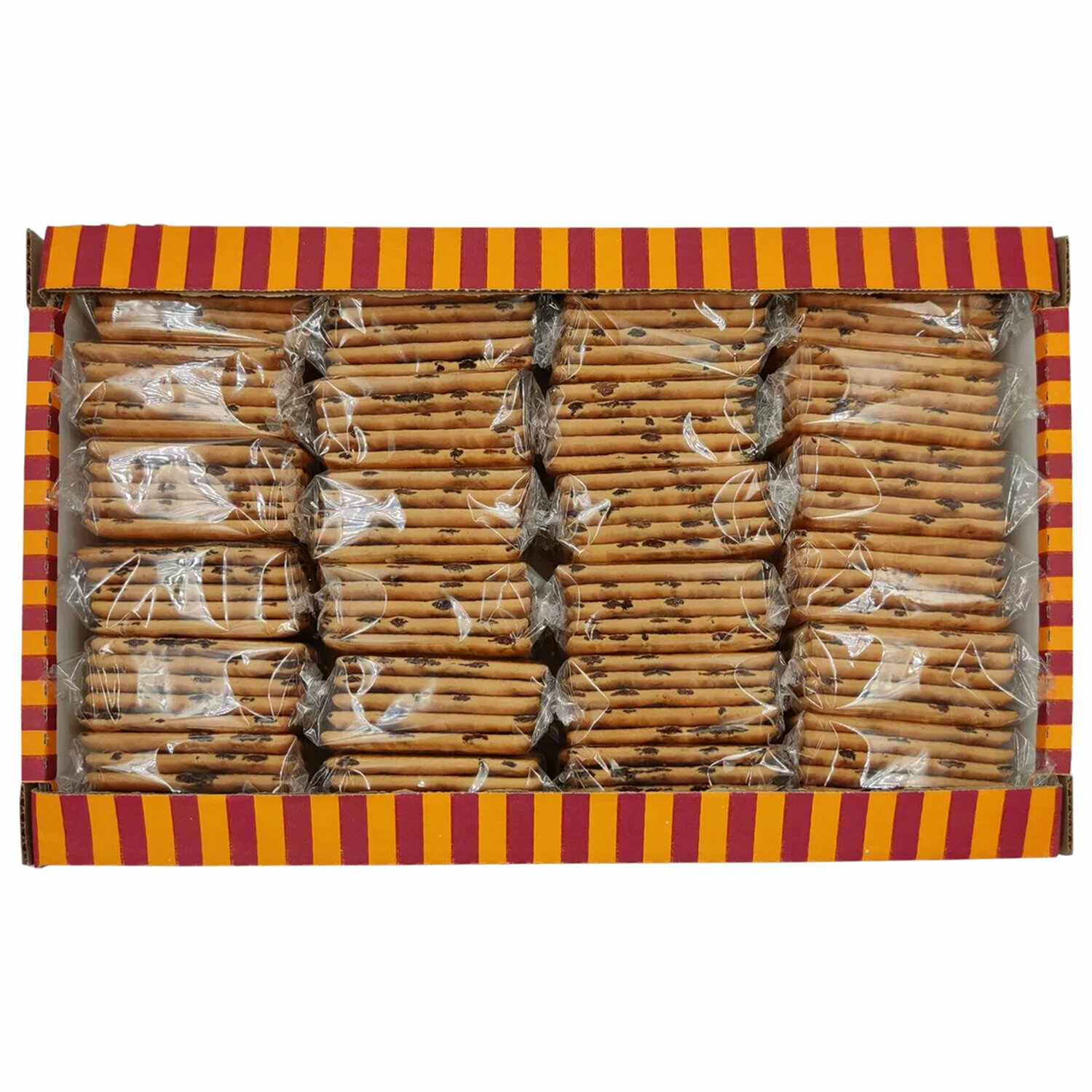 Печенье затяжное семейка озби с изюмом, яблоком и корицей 1,6 кг, по 5 шт в индивид. уп, ш/к 09077