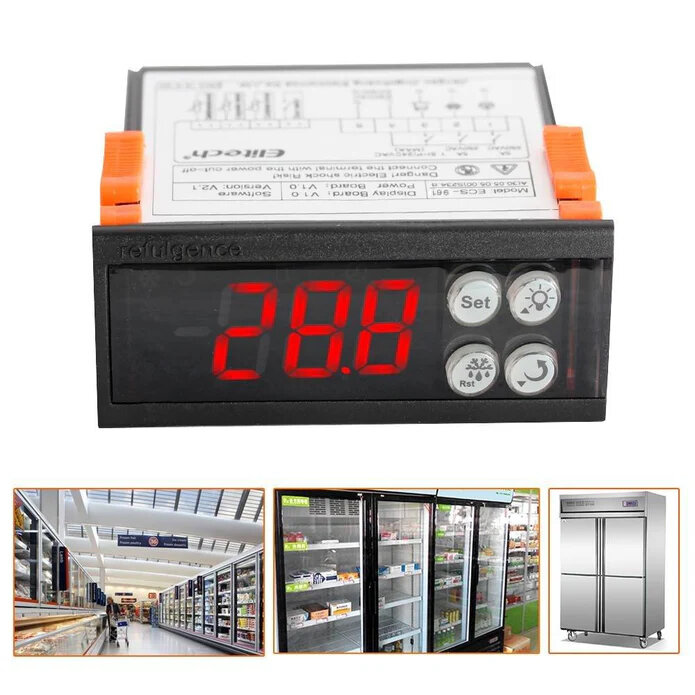 Контроллер Elitech ECS-974, 2 датчика, программируемый, ОРИГИНАЛ