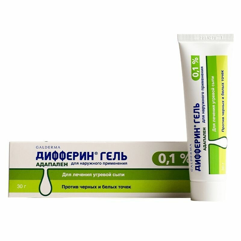 Изображение Дифферин, гель 0.1%, 30 г
