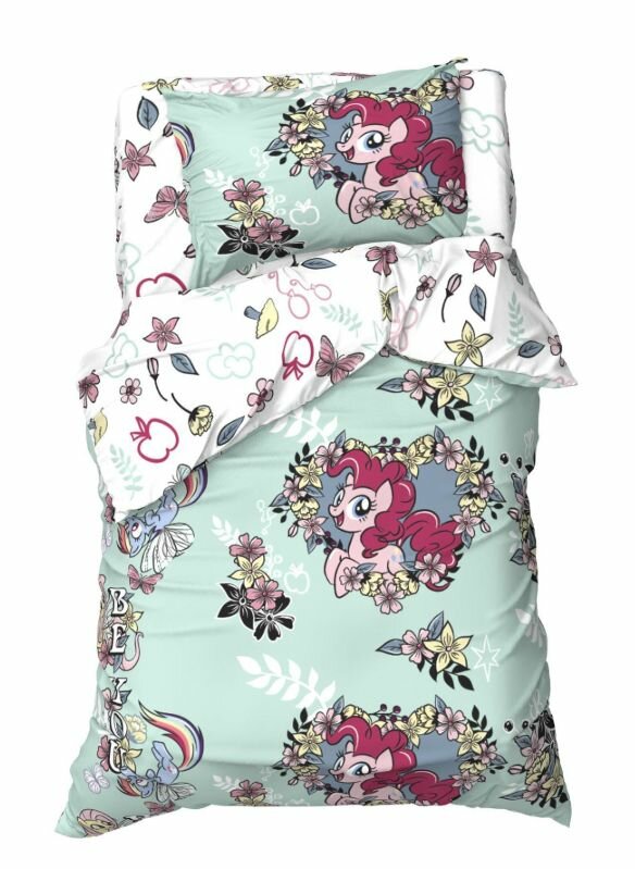 Детское постельное белье 15 спальное My Little Pony 143 215 см 150 214 см 50 70 см-1 шт хлопок 100% бязь