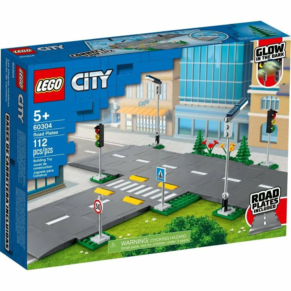 Конструктор LEGO City Town Дорожные пластины 60304