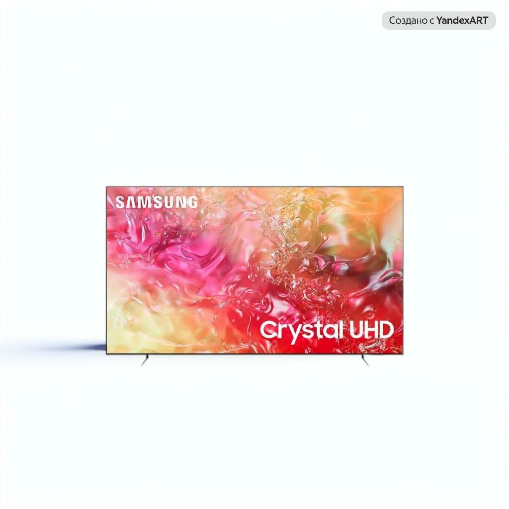 Телевизор Samsung UE50DU7100UXRU, смарт ТВ, Crystal UHD, 4K Ultra HD, черный