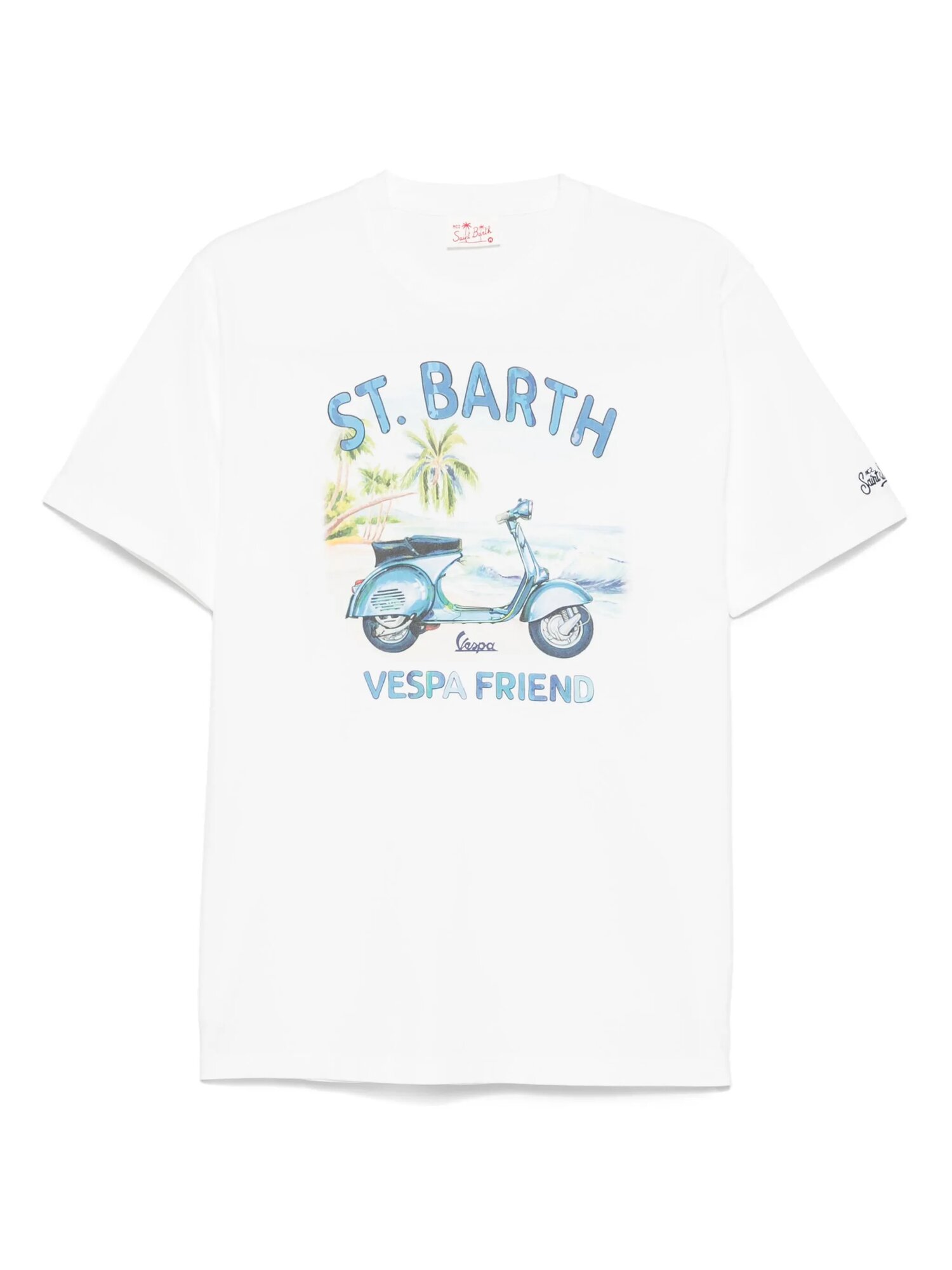 Футболка MC2 Saint Barth SB Vespa, размер M, белый