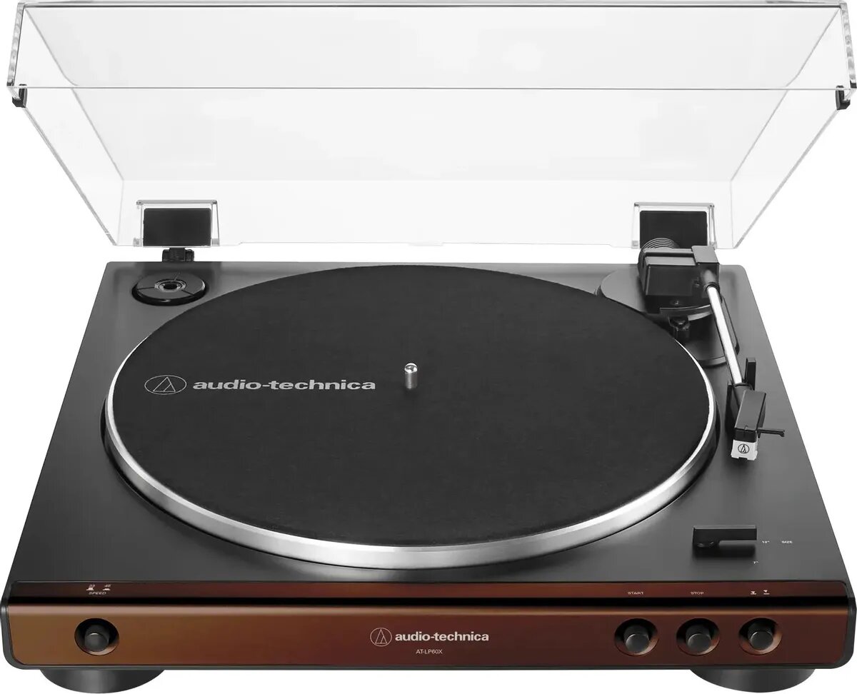 Проигрыватель винила Audio-Technica AT-LP60X, полностью автоматический черный