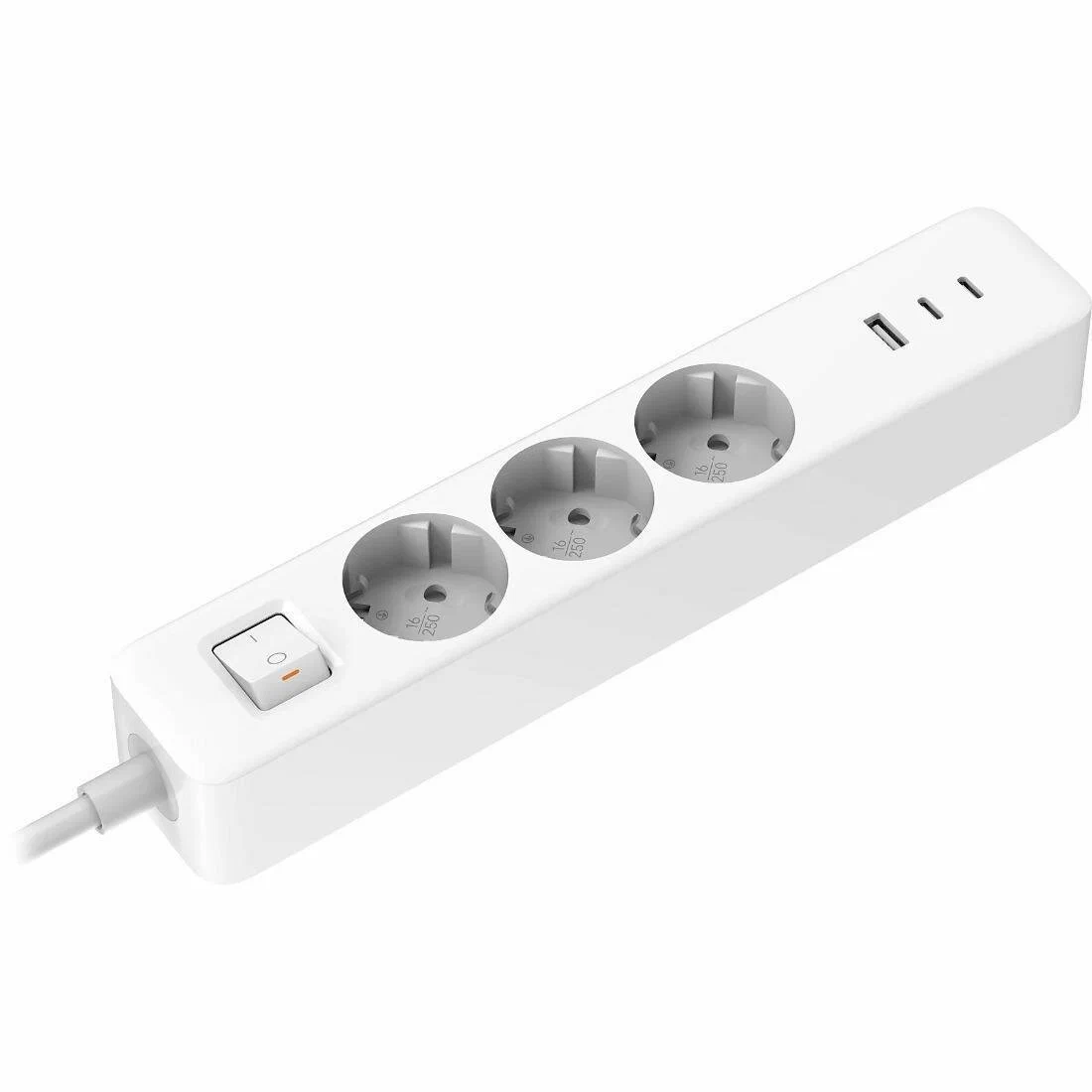 Сетевой фильтр Xiaomi 20W Power Strip (2C1A) EU (BHR07UKEU) 18м белый