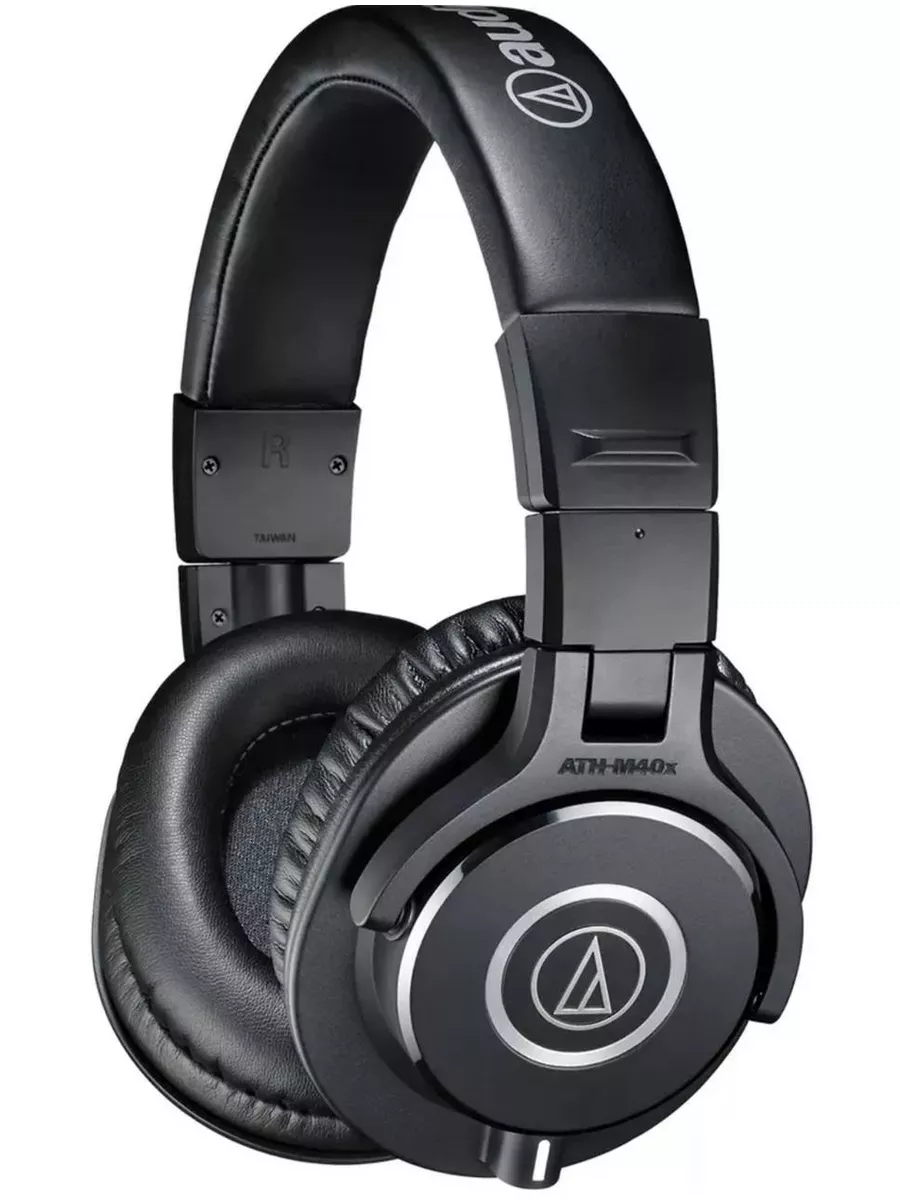 Наушники проводные Audio-Technica ATH-M40x, складные, черный — фото 1