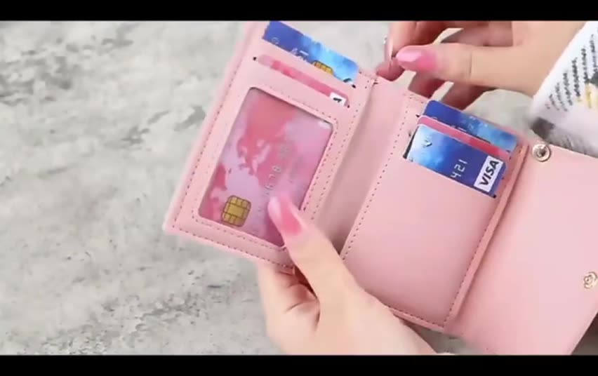 Кошелек , фактура гладкая, темно-красный — фото 1