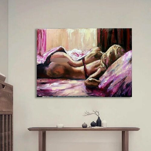 Изображение товара Картина голая девушка, картина секс, эротика, девушки 18+, 30х40 см.