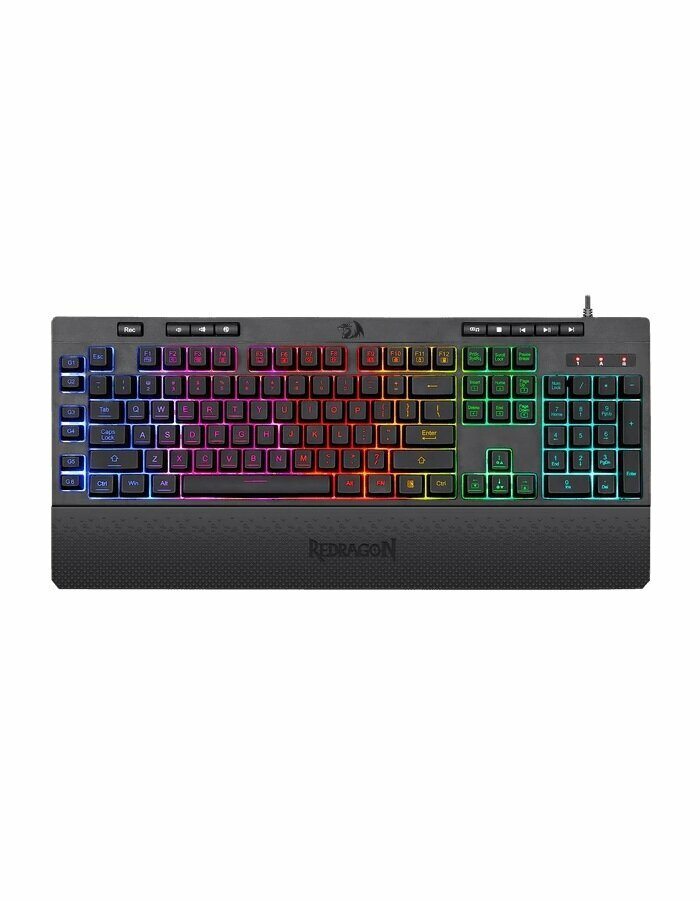 Клавиатура Redragon Shiva 77689 USB черная игровая с подсветкой