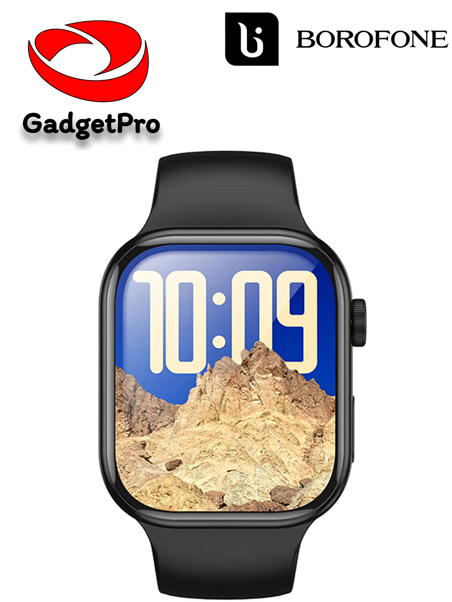 Умные спортивные часы BOROFONE BD14, 2.01″, Bluetooth 5.3, звонки, IP54, аккумулятор 200 мАч, черные — фото 1