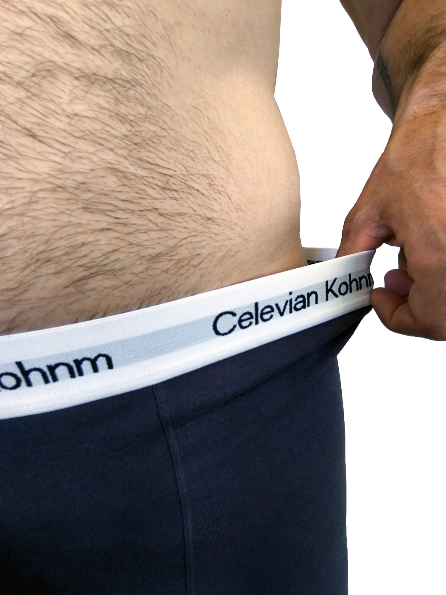 Трусы Celvian Kohnm для мужчин, боксеры мужские,, комплект из 3 шт., размер 4XL, серый/синий/черный — фото 1