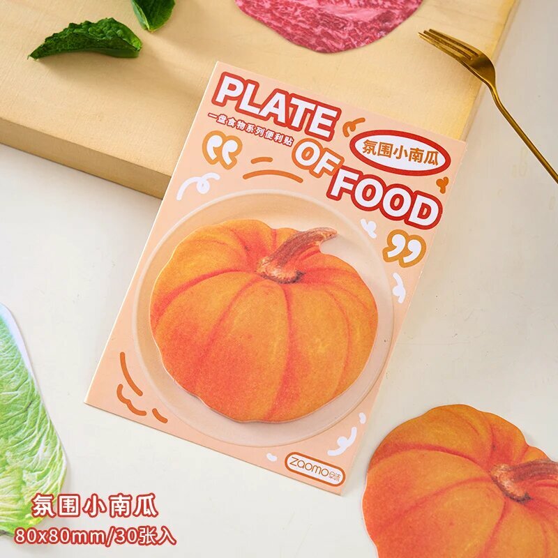 Липкие заметки Kawaii в форме еды A1