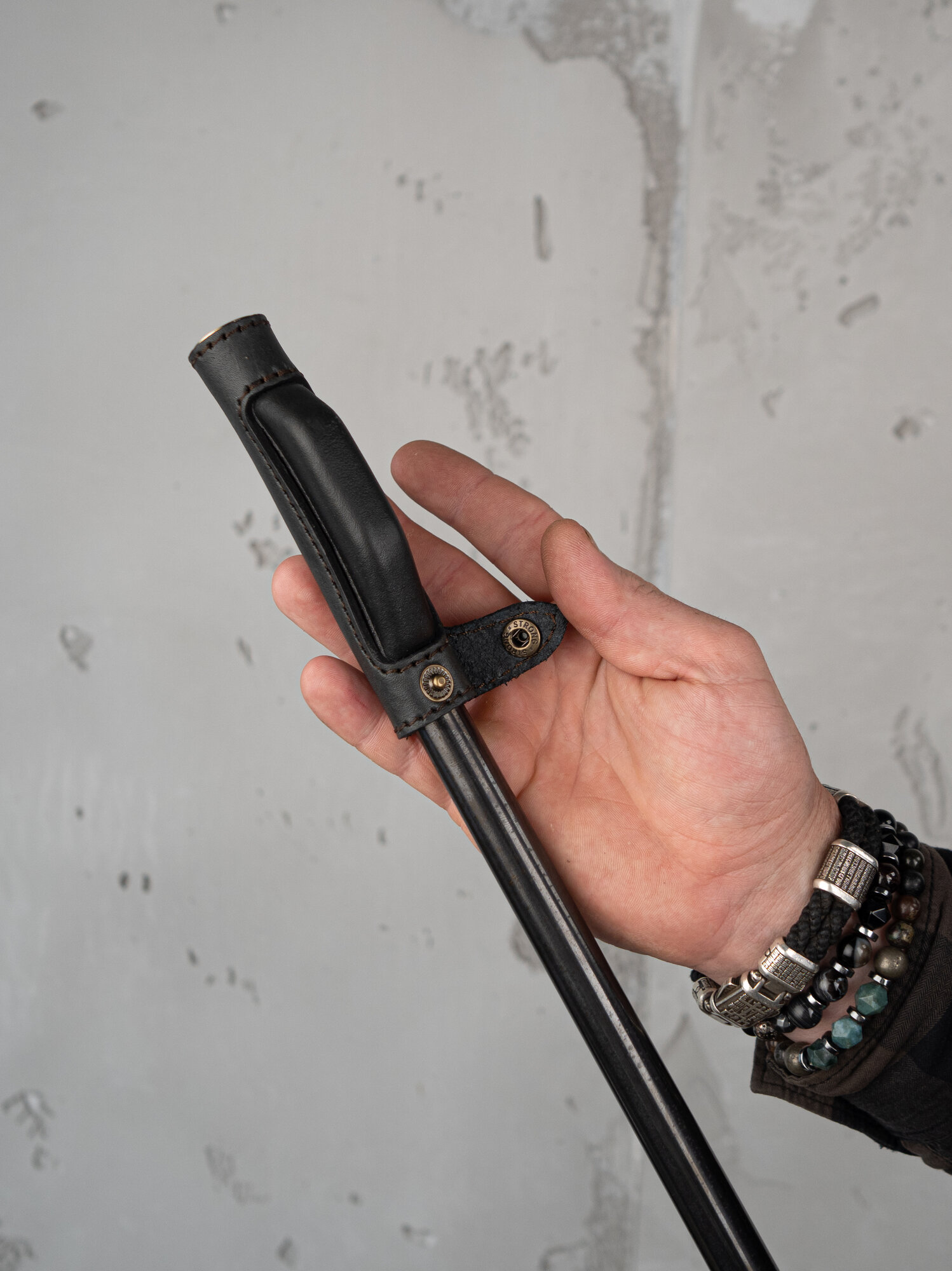 Защитный кожаный чехол на ствол карабина