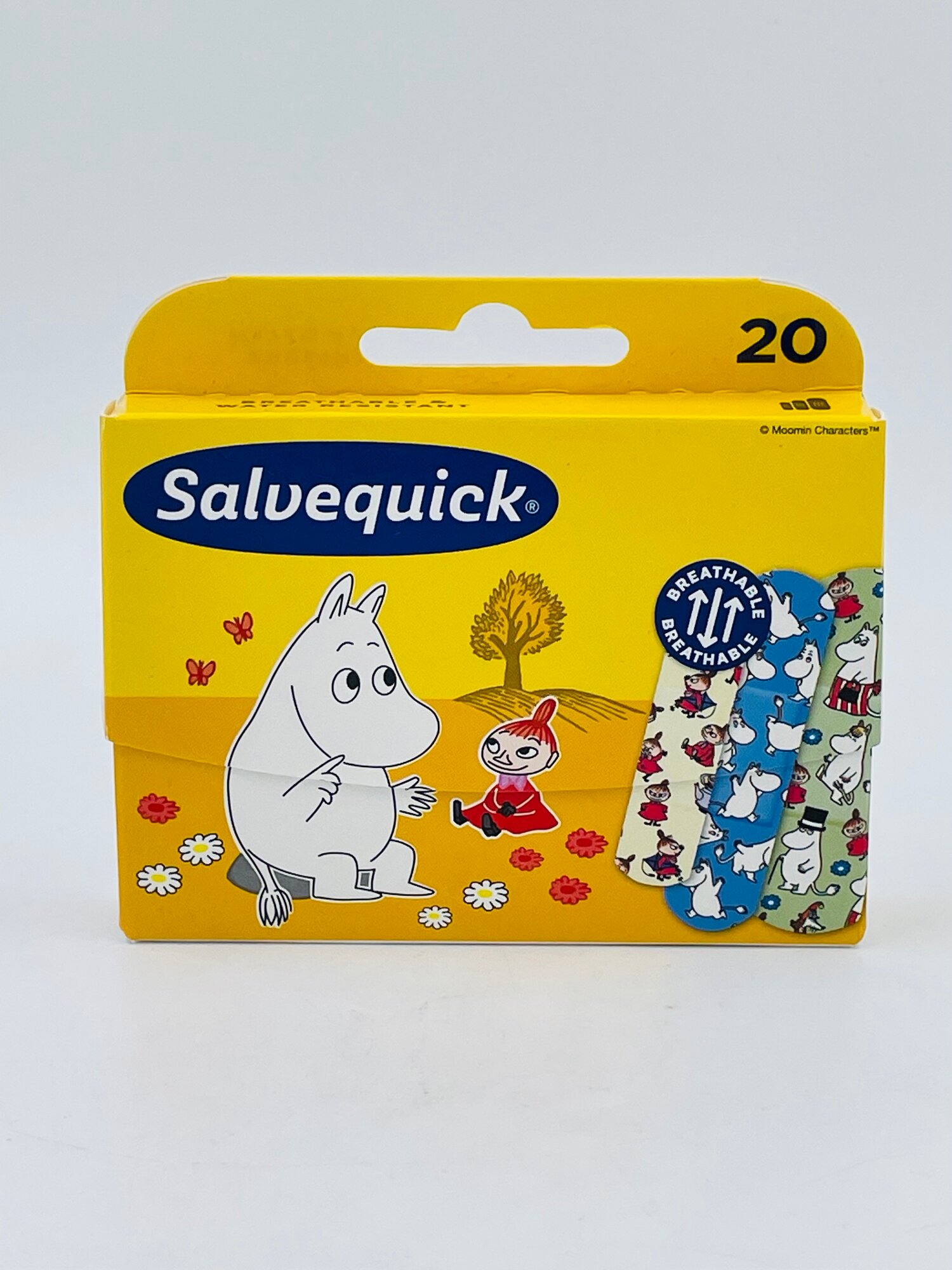 Набор детских пластырей Salvequick Муми-микс 20 шт. (из Финляндии)