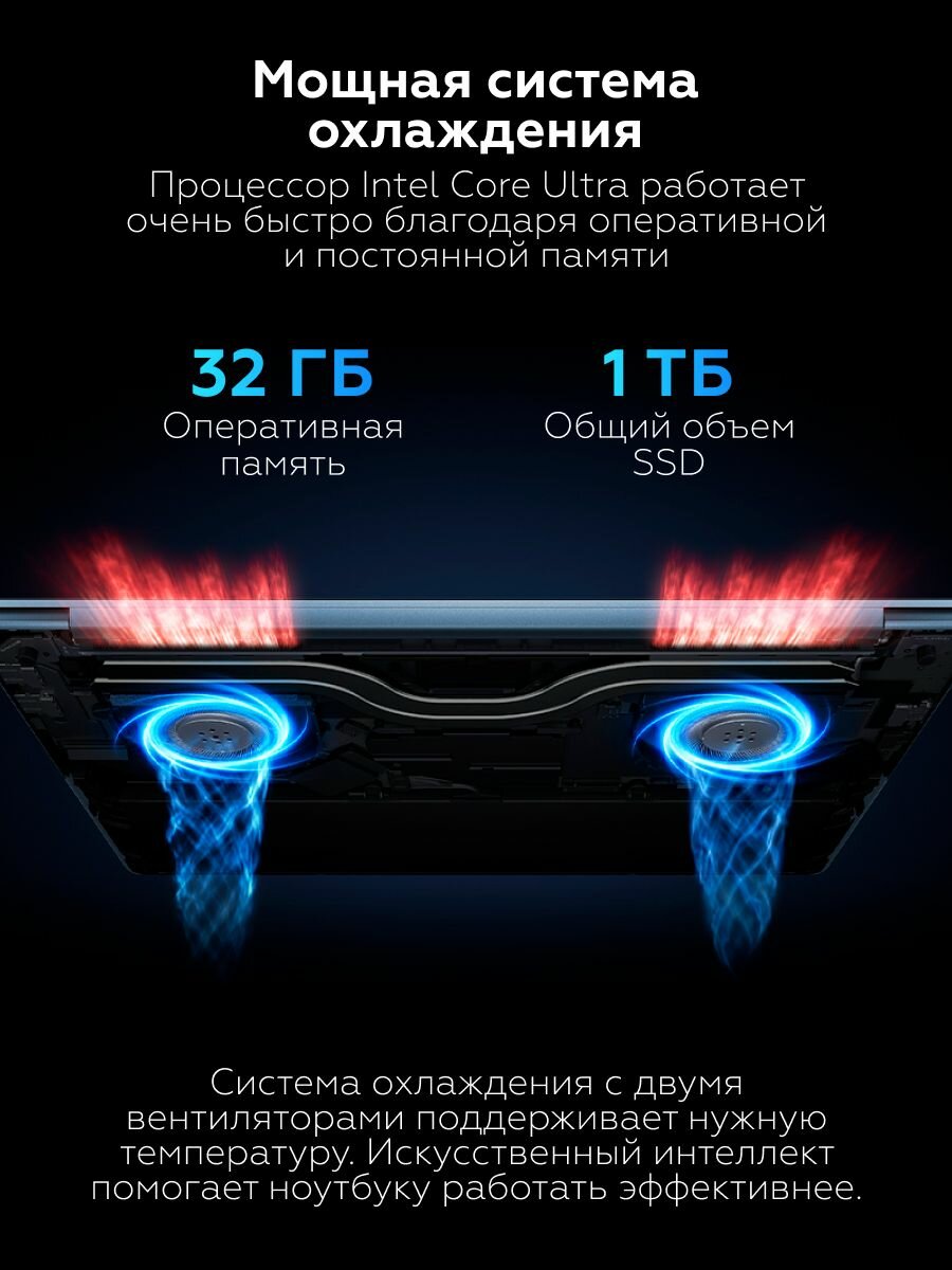 Ноутбуки Xiaomi Book Pro Ноутбук Redmi Book Pro 14 2025 Ultra5-225H/16G/1TB/2.8K JYU4651CN