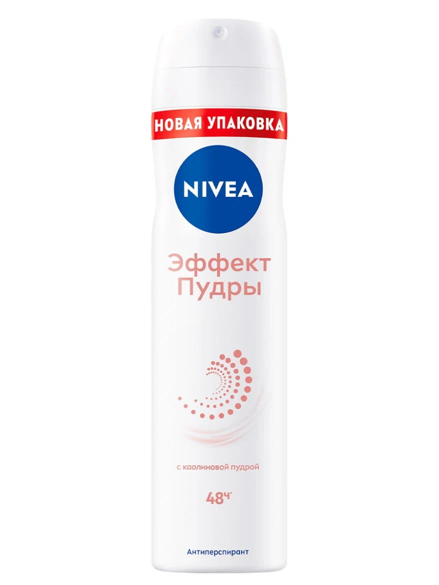 Антиперспирант спрей Nivea Эффект пудры, для чувствительной кожи 150 мл — фото 1