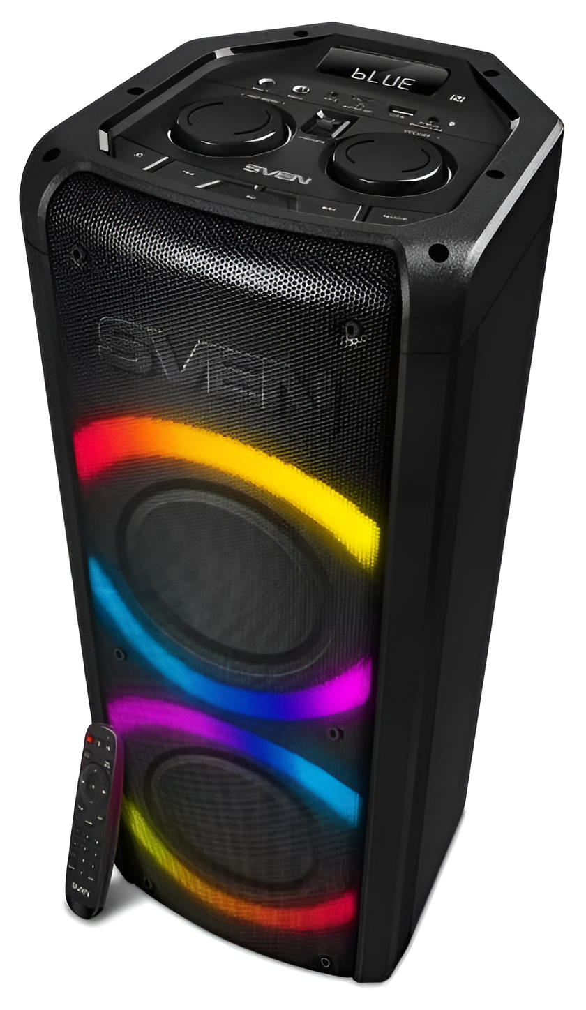 Портативная колонка SVEN PS-710, 100 Вт, Bluetooth, 4400мА·ч, черный