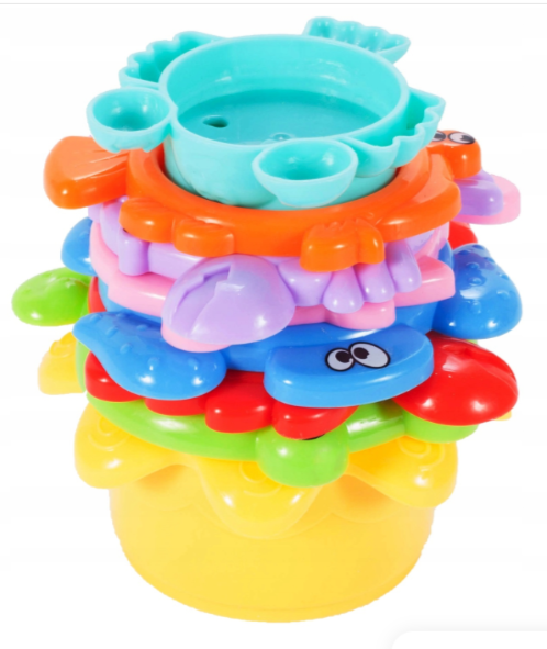 Игрушки для ванны с морскими животными, 8 шт