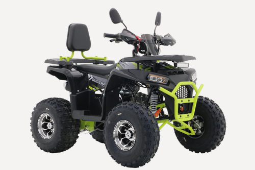 Изображение товара Бензиновый квадроцикл BREND GT RACER MAX ORIGINAL JM-VS125X2, объём двигателя 125 см³, мощность 9 л. с, серый