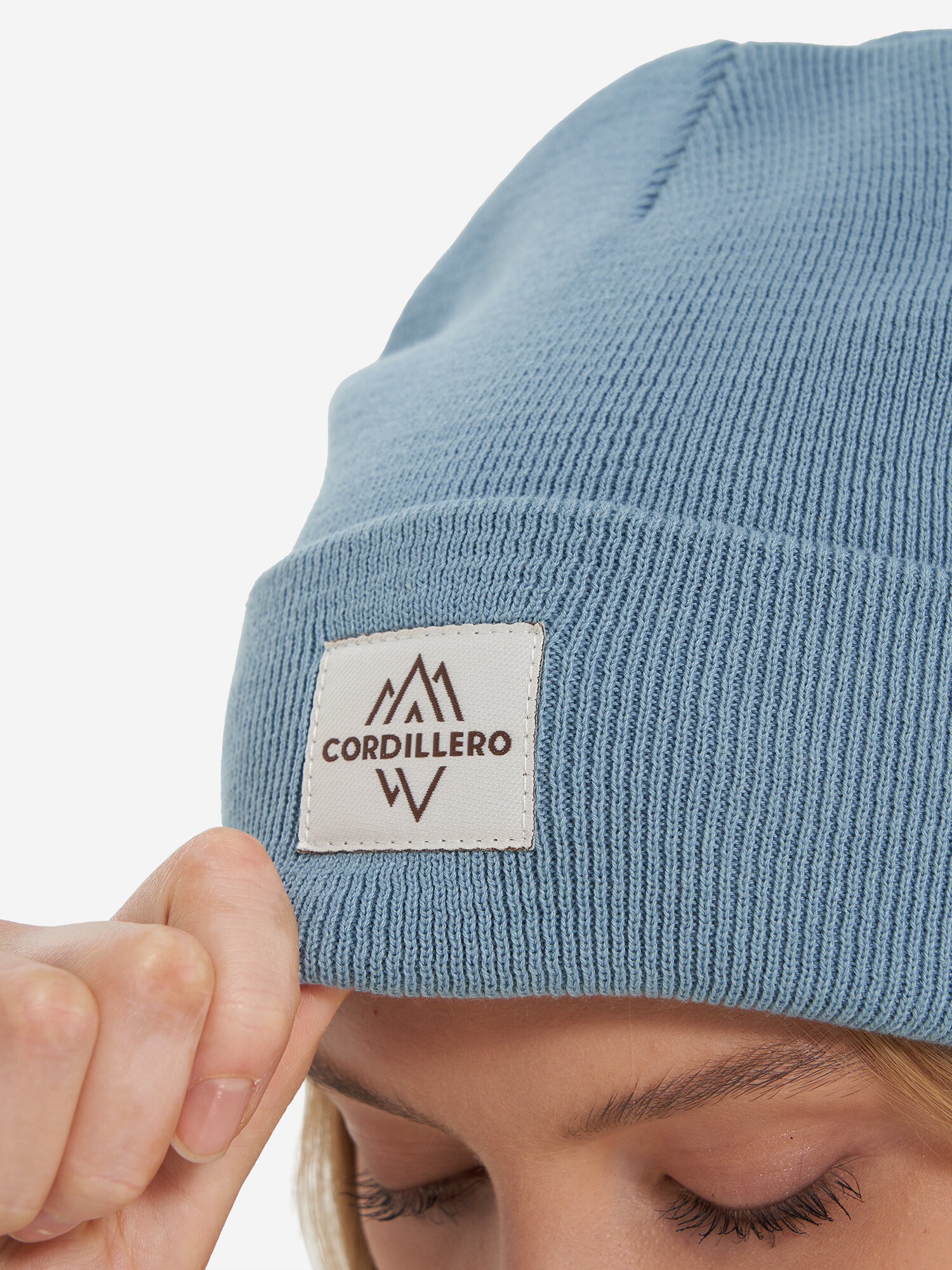 Шапка-бини CORDILLERO для мужчин и женщин, размер 59, синий — фото 1