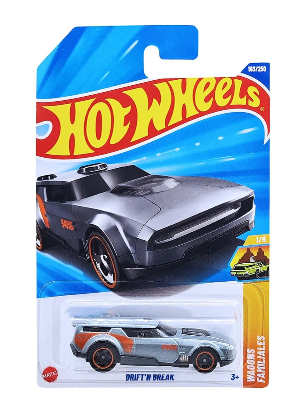 JBC06 Hot Wheels машинка металлическая игрушка коллекционная масштабная модель Driftn Break кейс 2025