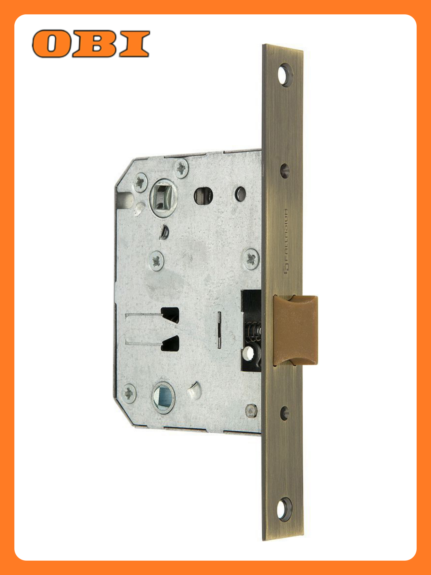 Дверная защелка Palladium 400 SB 165х20х74 мм ЦАМ античная бронза