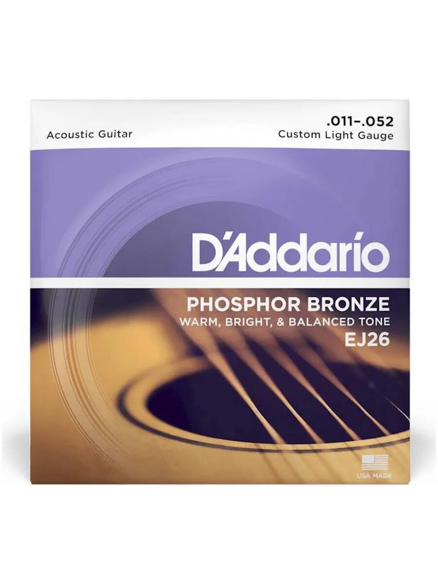 D'ADDARIO EJ-26 - Струны для акустической гитары — фото 1