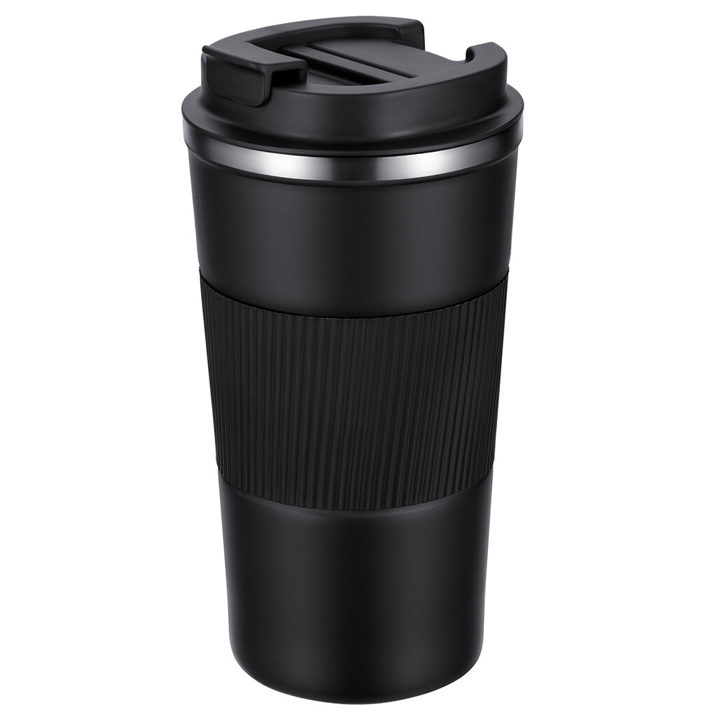 Термокружка КНР "Gotto", 0,5 л, диаметр 9 см, высота 17,5 см, крышка из полипропилена, силиконовый протектор, цветная коробка (93-TE-GO-7-500B)