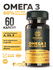 Омега 3 высокой концентрации 60% + Витамины А Е Д3 MISHIDO Omega ...