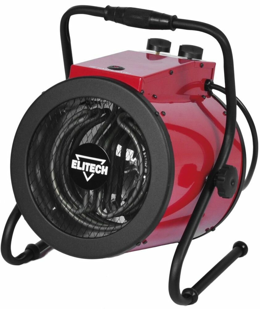 Тепловая пушка ELITECH ТВ-3ЕК электрическая 3кВт до 30кв. м