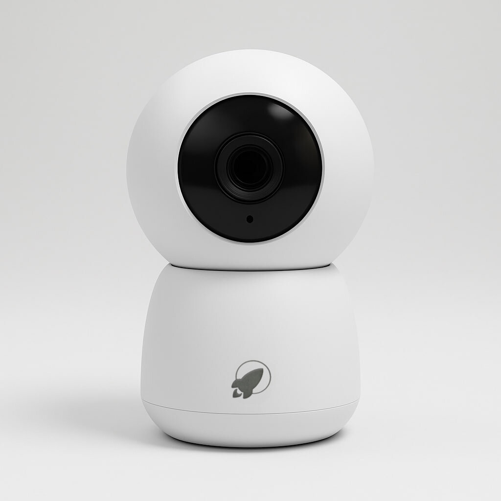 Умная камера RokettoMi Wi-Fi 2K 360 c Яндекс Алисой, поддержка карт памяти до 128Гб и облачное хранение — фото 1