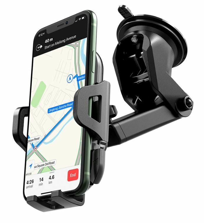 Автомобильный держатель для телефона HOCO CA76, 4,7-7,0, на панель приборов, черный