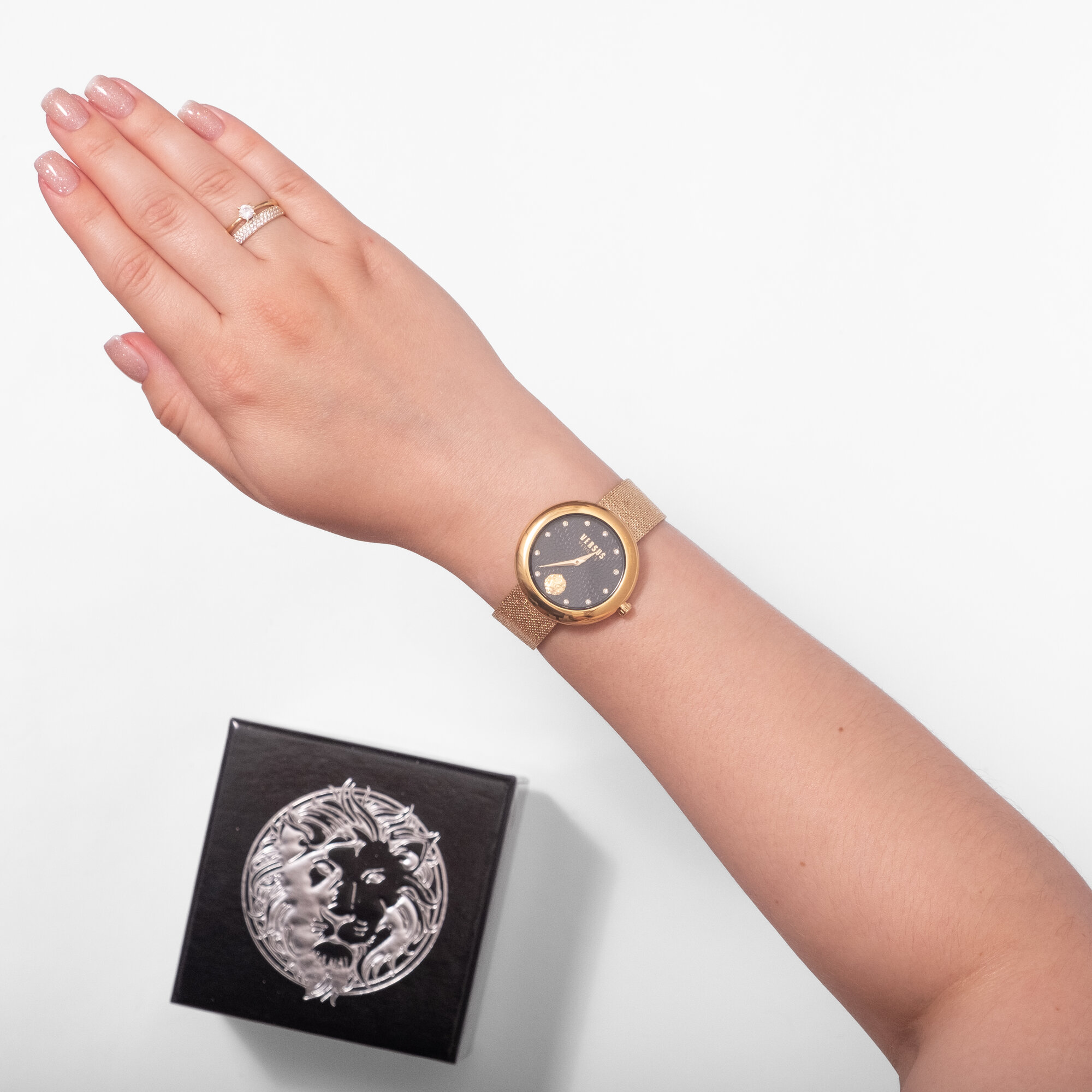 Наручные часы Versus Versace Lea, золотой/черный — фото 1