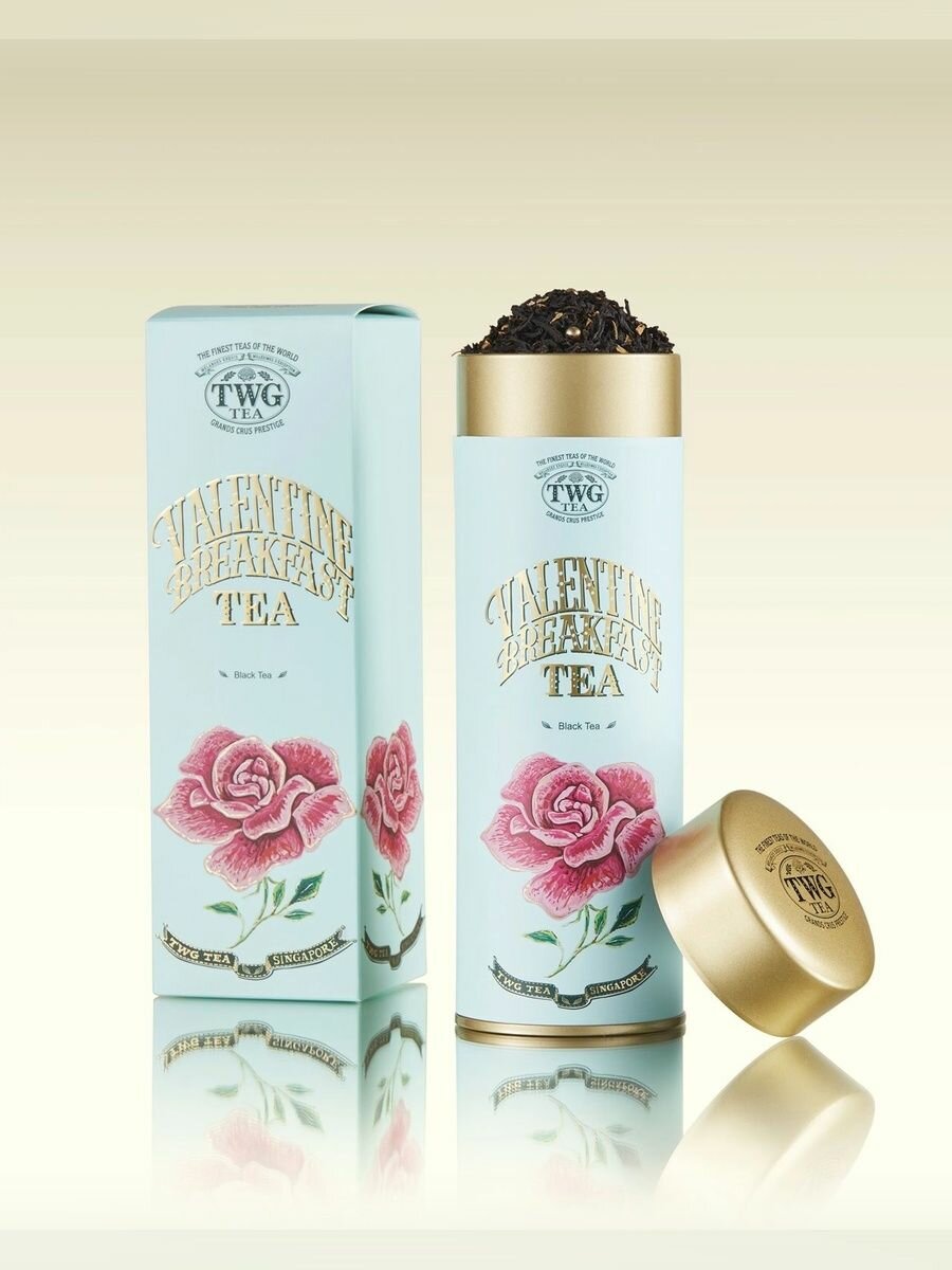 Чёрный чай c клубникой VALENTINE BREAKFAST TEA