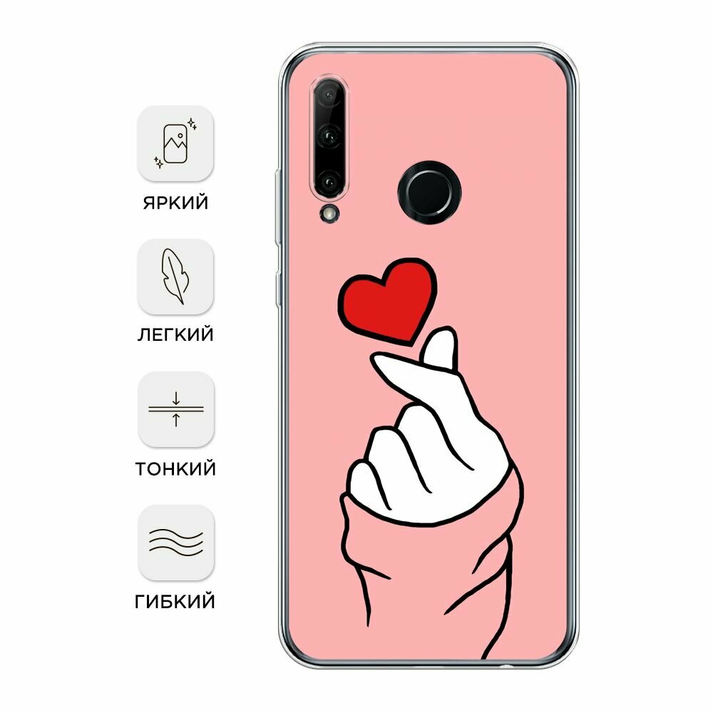 Чехол на Honor 10i/20 Lite 2019/20e/Huawei P Smart Plus 2019 / Хонор 10i с принтом "Милое сердечко" — фото 1
