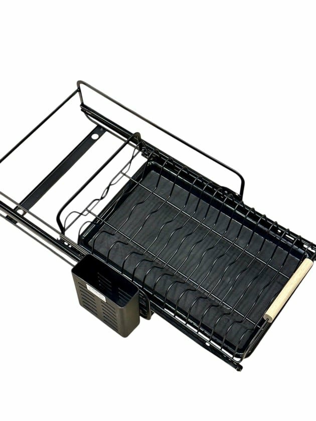 Сушилка для посуды настольная, двух ярусная, с поддоном, для тарелок. Без подставки для ложек