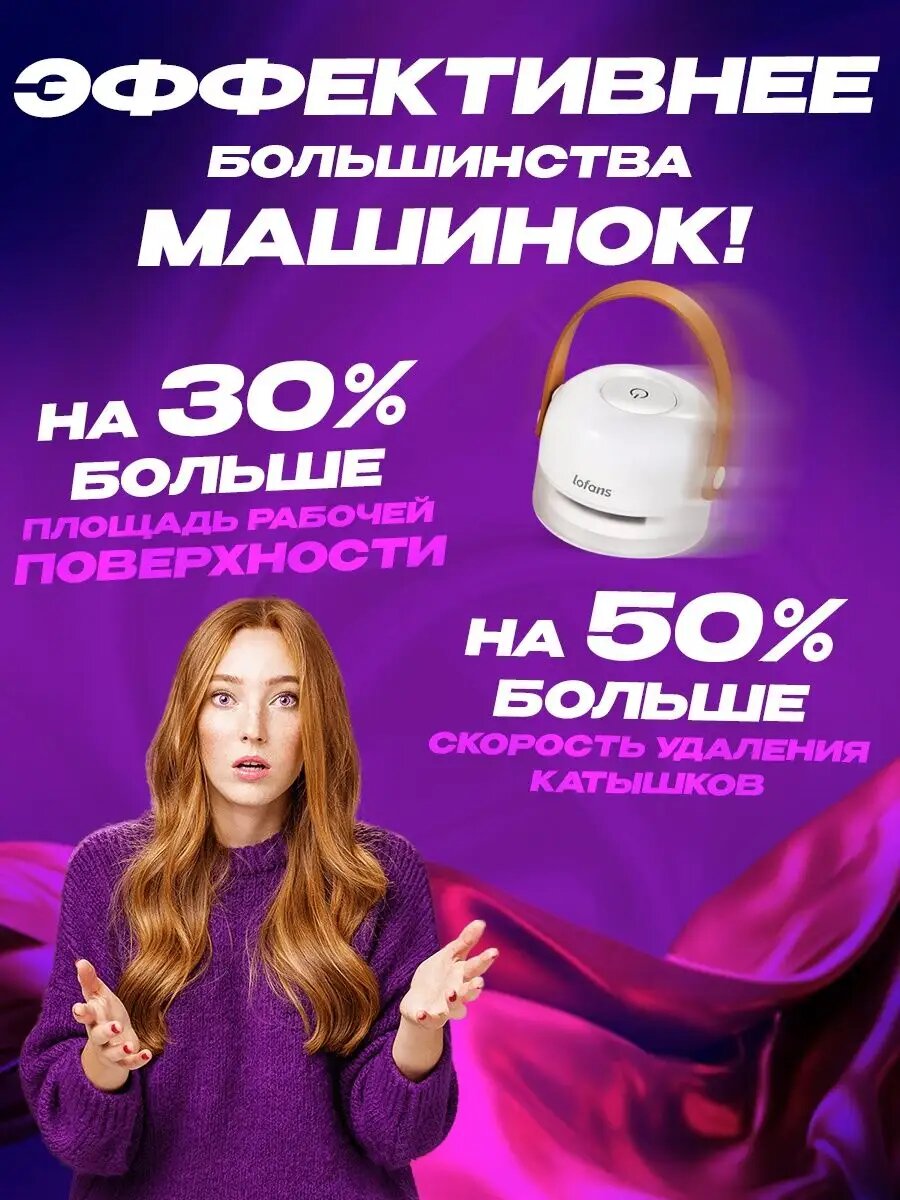 Машинки Для Удаления Катышков Xiaomi Машинка от катышков Lofans CS- 622 на аккумуляторе