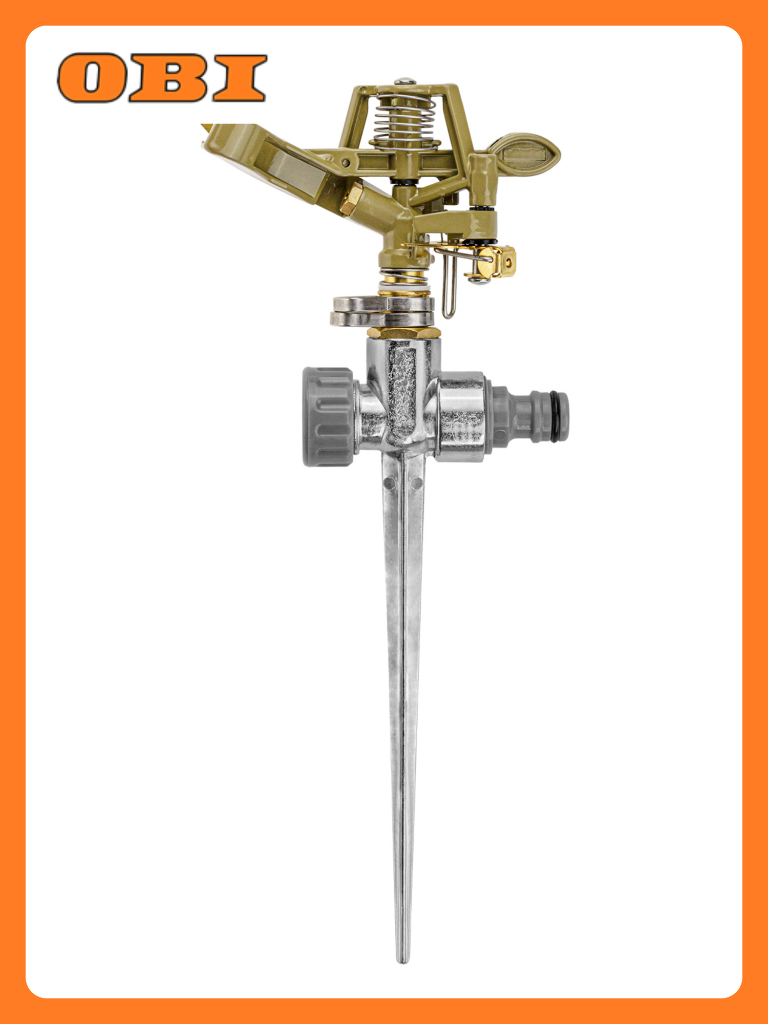 Разбрызгиватель импульсный латунь MPF 600м2