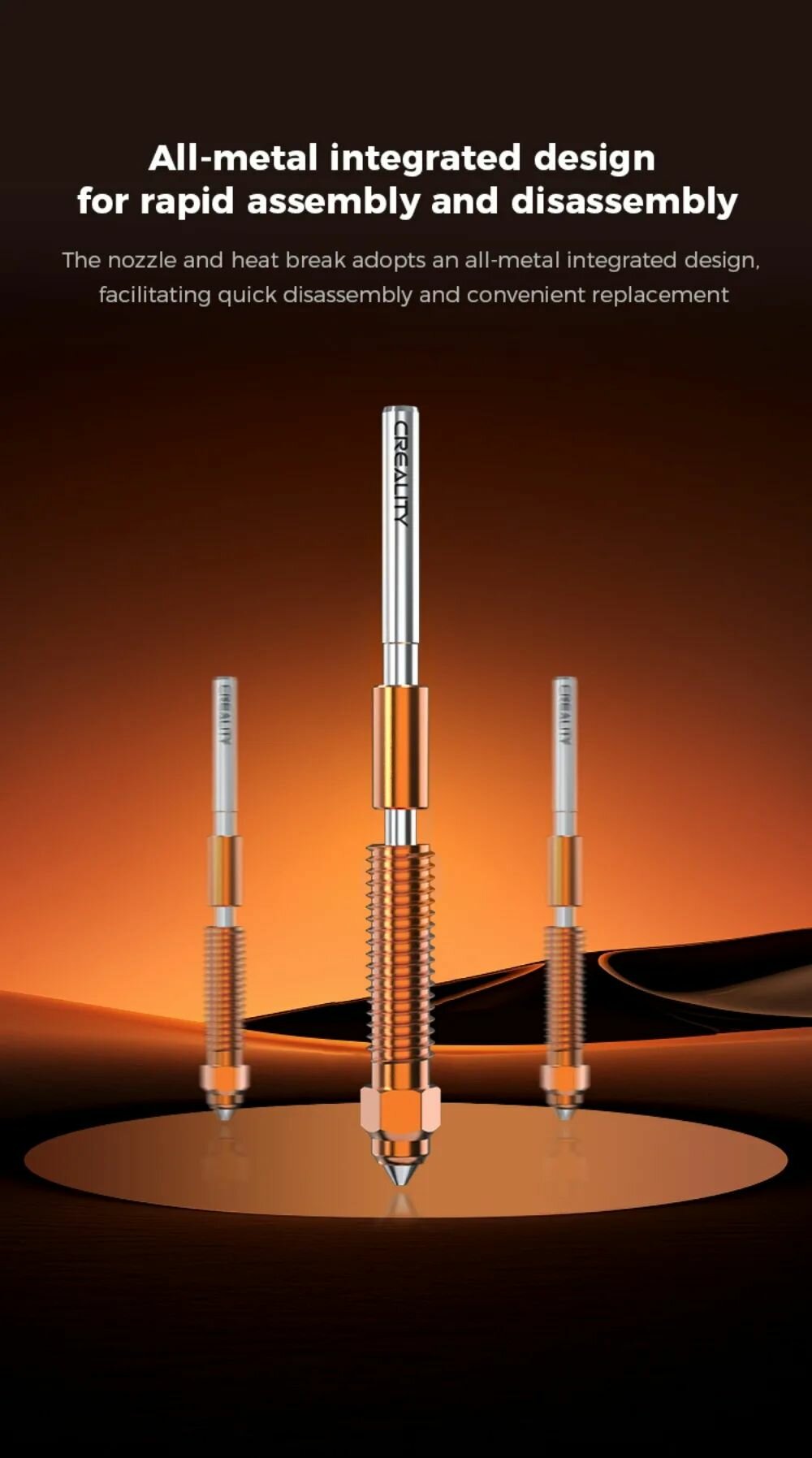 Керамический нагревательный блок Creality K1 Max/K1C/K1SE (2025) — фото 1