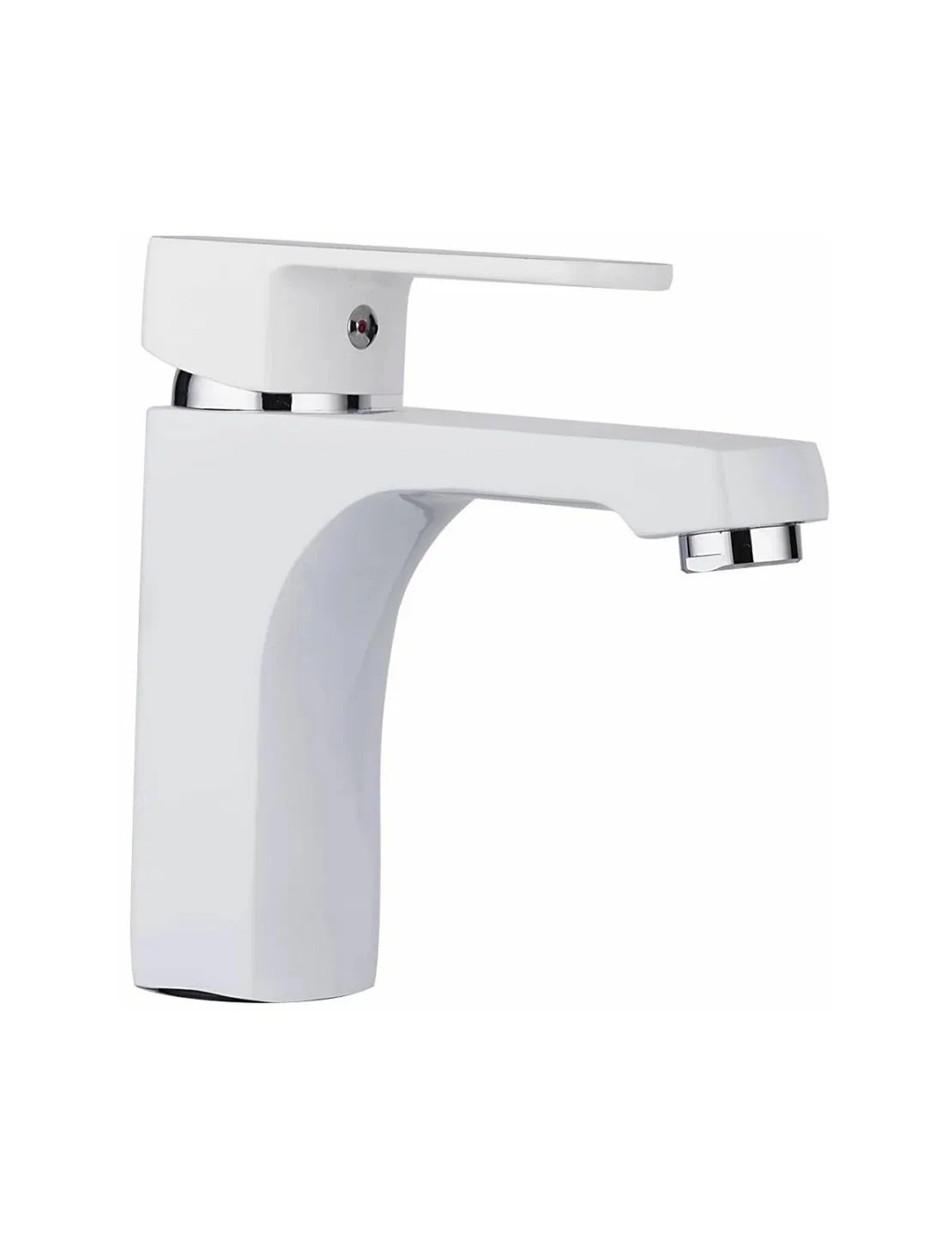 Смеситель для раковины Frud R10301-2 с хромированным покрытием и керамическим картриджем для гладкой работы.